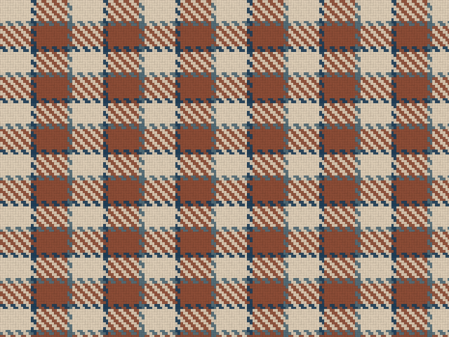 Twill weave textile example showing diagonal movement across warp and weft yarns.